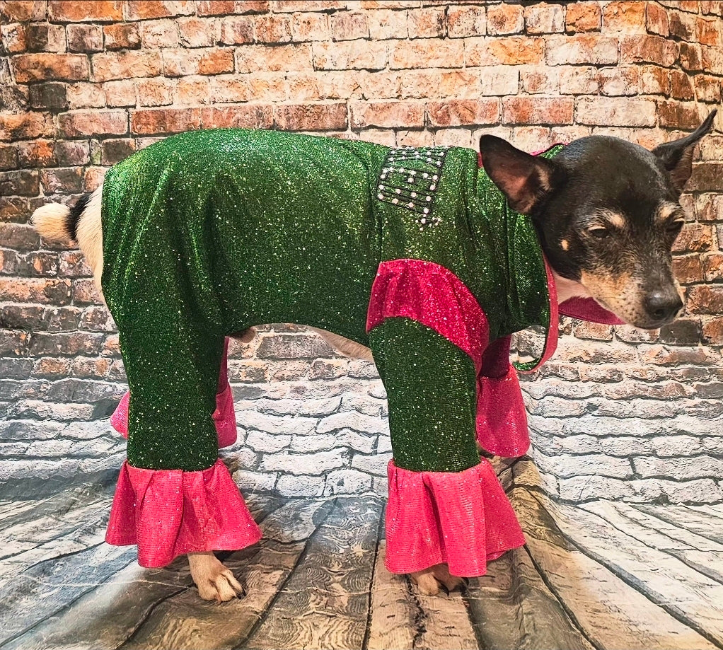 Wicked pet body suit, glitter wicked pet body suit, wicked pet costume