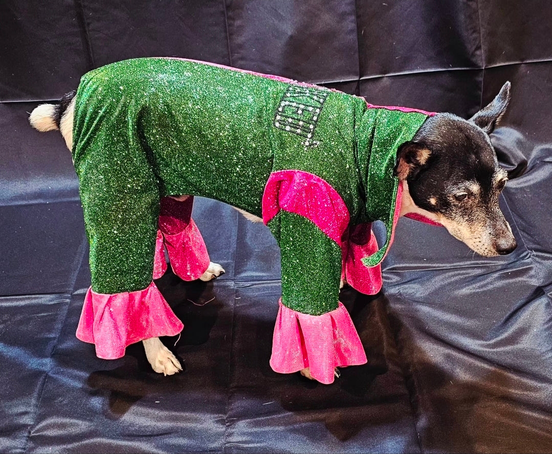 Wicked pet body suit, glitter wicked pet body suit, wicked pet costume