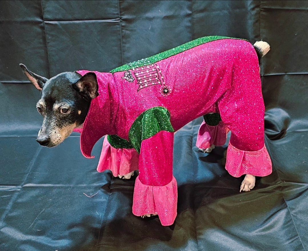 Wicked pet body suit, glitter wicked pet body suit, wicked pet costume