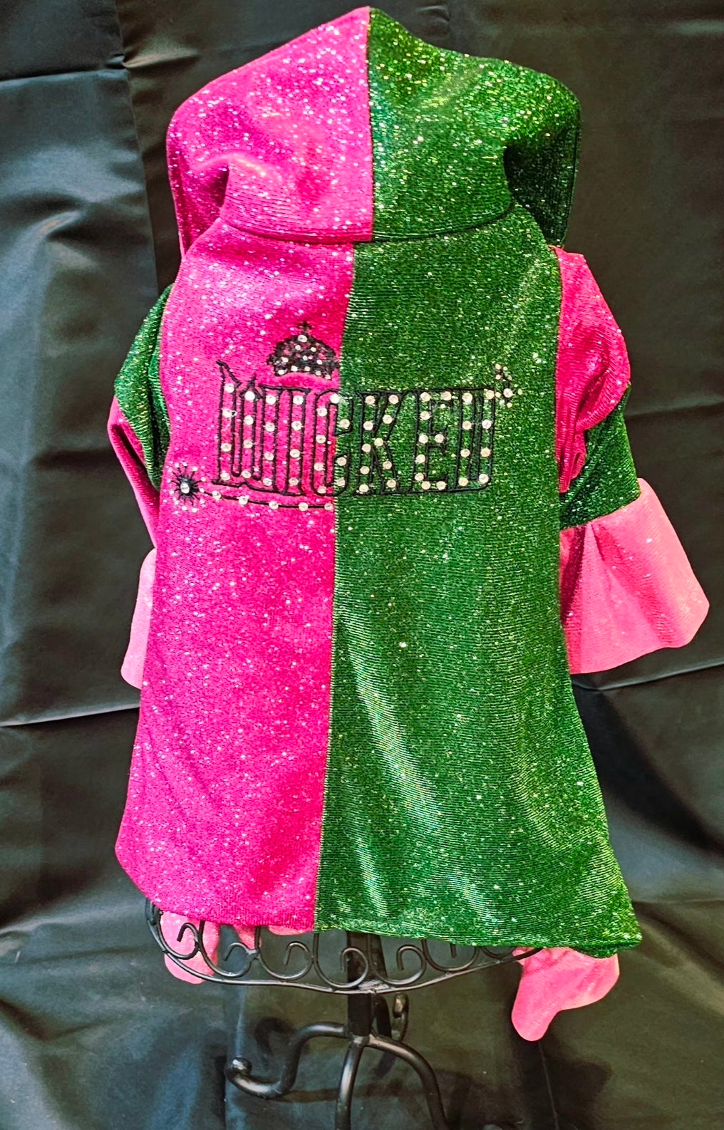 Wicked pet body suit, glitter wicked pet body suit, wicked pet costume