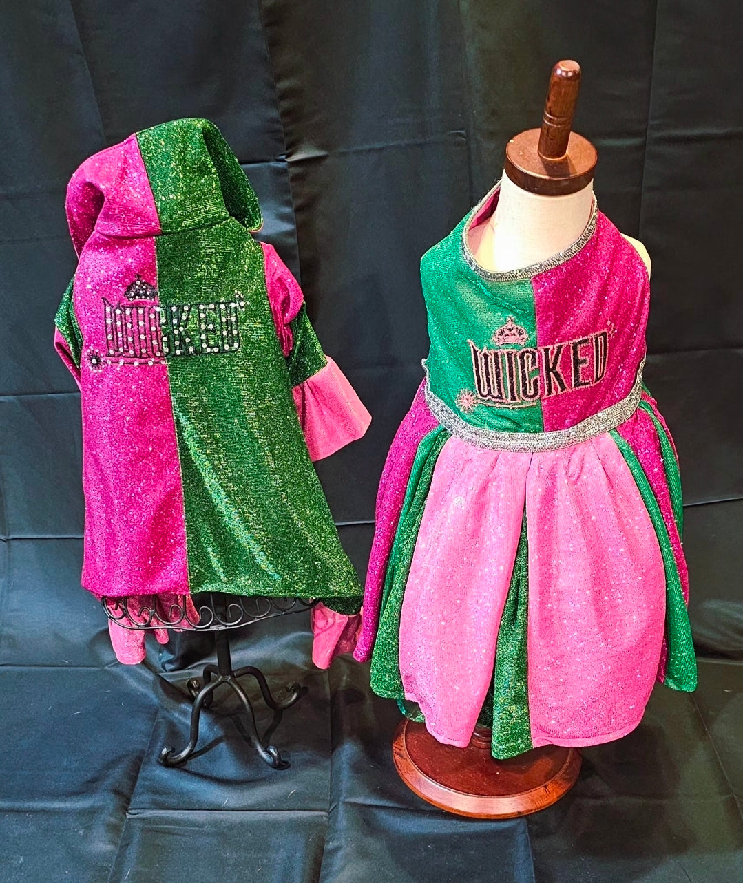 Wicked pet body suit, glitter wicked pet body suit, wicked pet costume