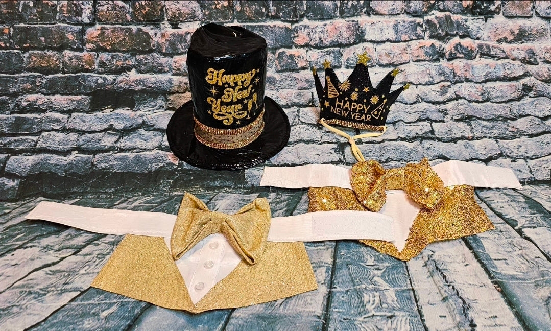New Years Eve Pet hat, NYE pet hat, Holiday pet hat