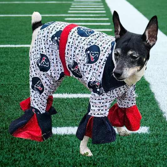 Houston Texans pet body suit, Houston Texans pet tux