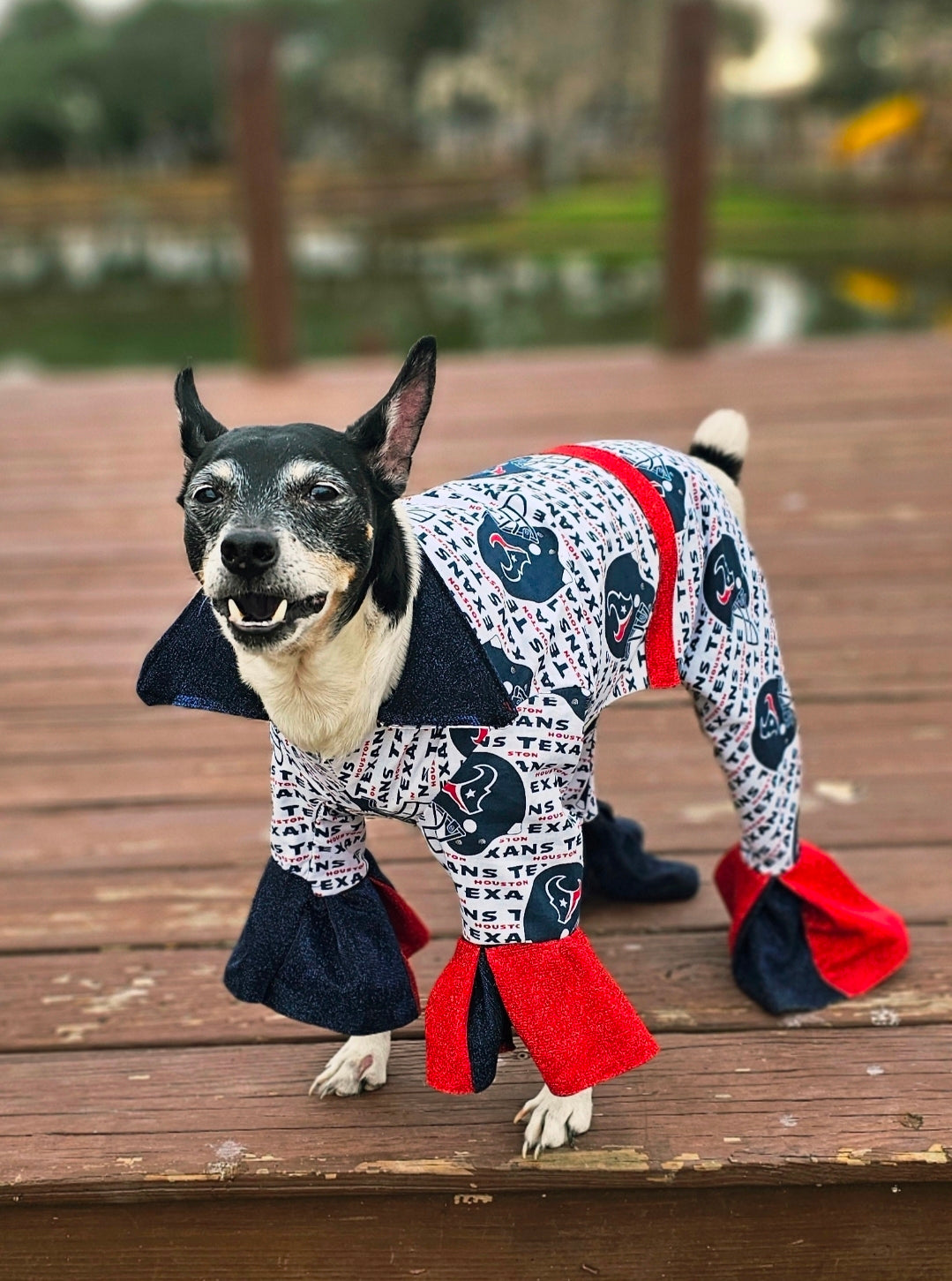 Houston Texans pet body suit, Houston Texans pet tux