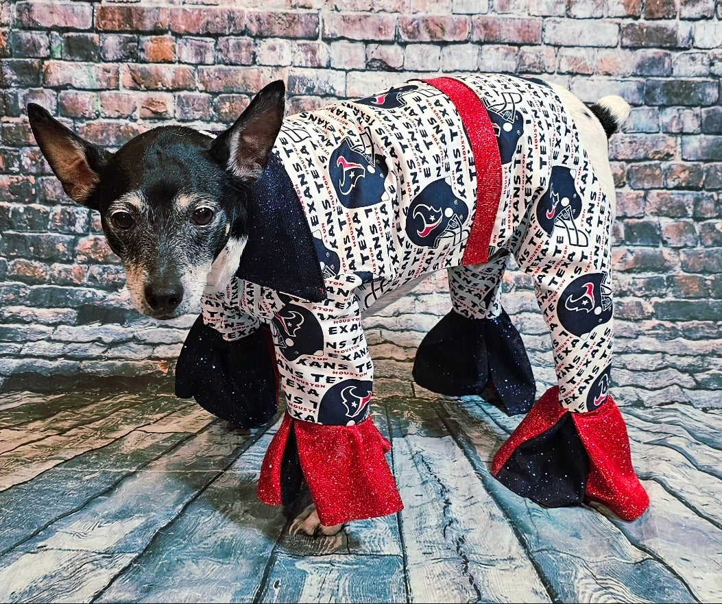 Houston Texans pet body suit, Houston Texans pet tux