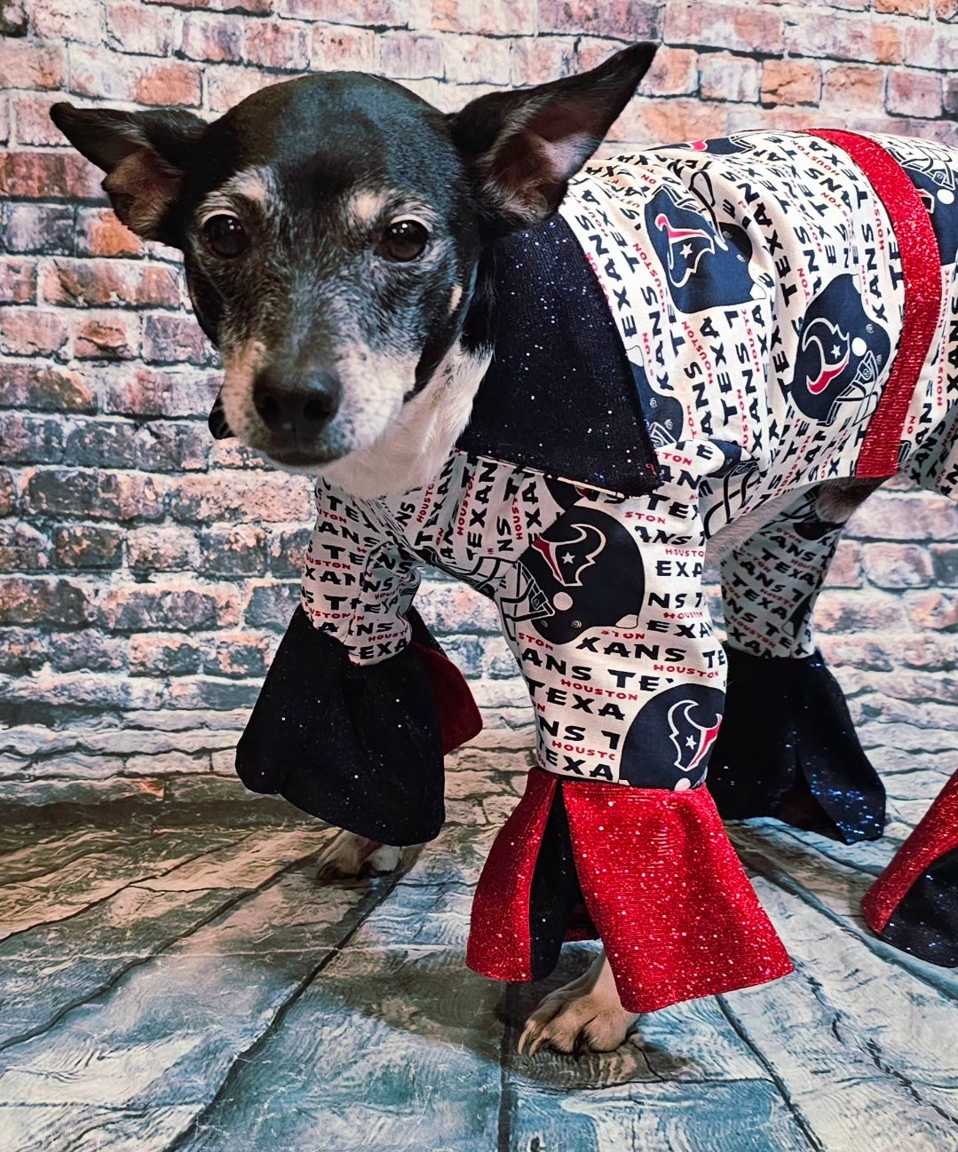 Houston Texans pet body suit, Houston Texans pet tux