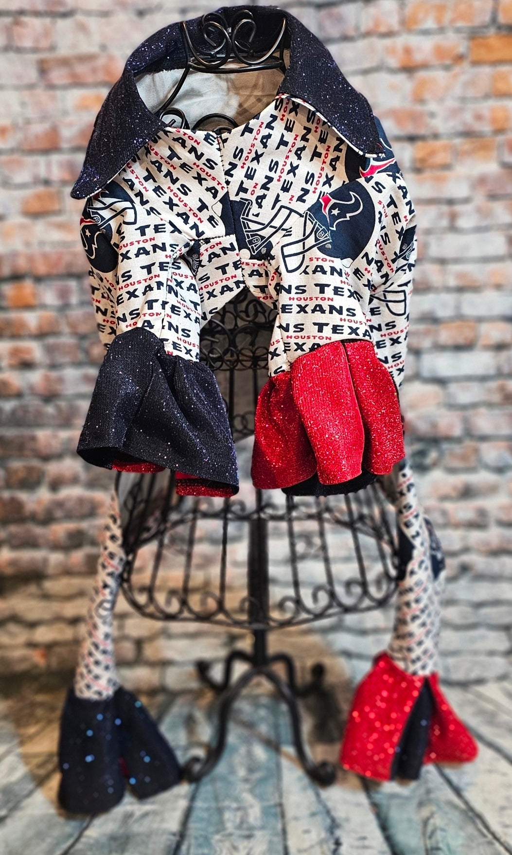 Houston Texans pet body suit, Houston Texans pet tux