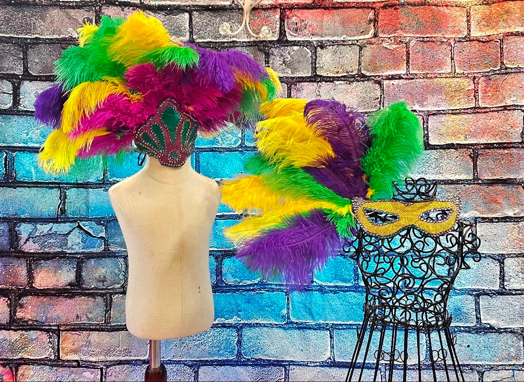 Mardi Gras Pet Dress, Mardi Gras Pet Costume, Mardi gras dog dress and mask