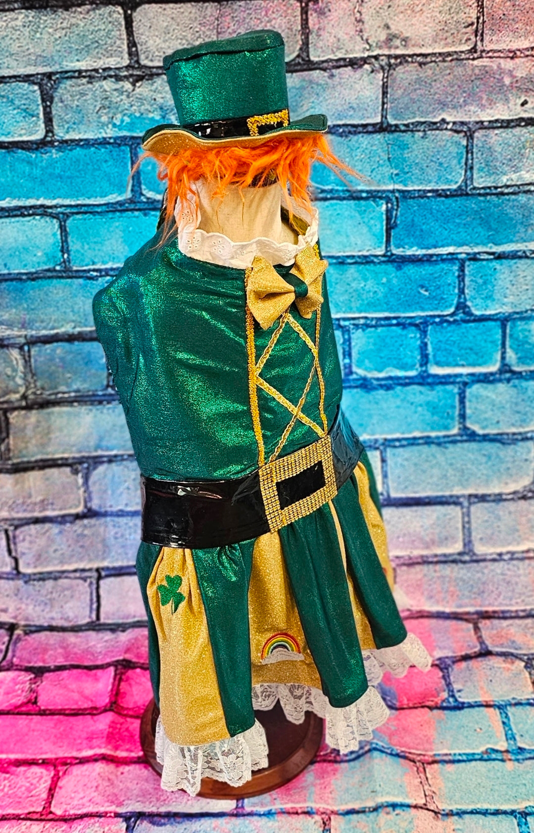 Leprechaun St. Patrick's Day pet costume, Leprechaun pet dress