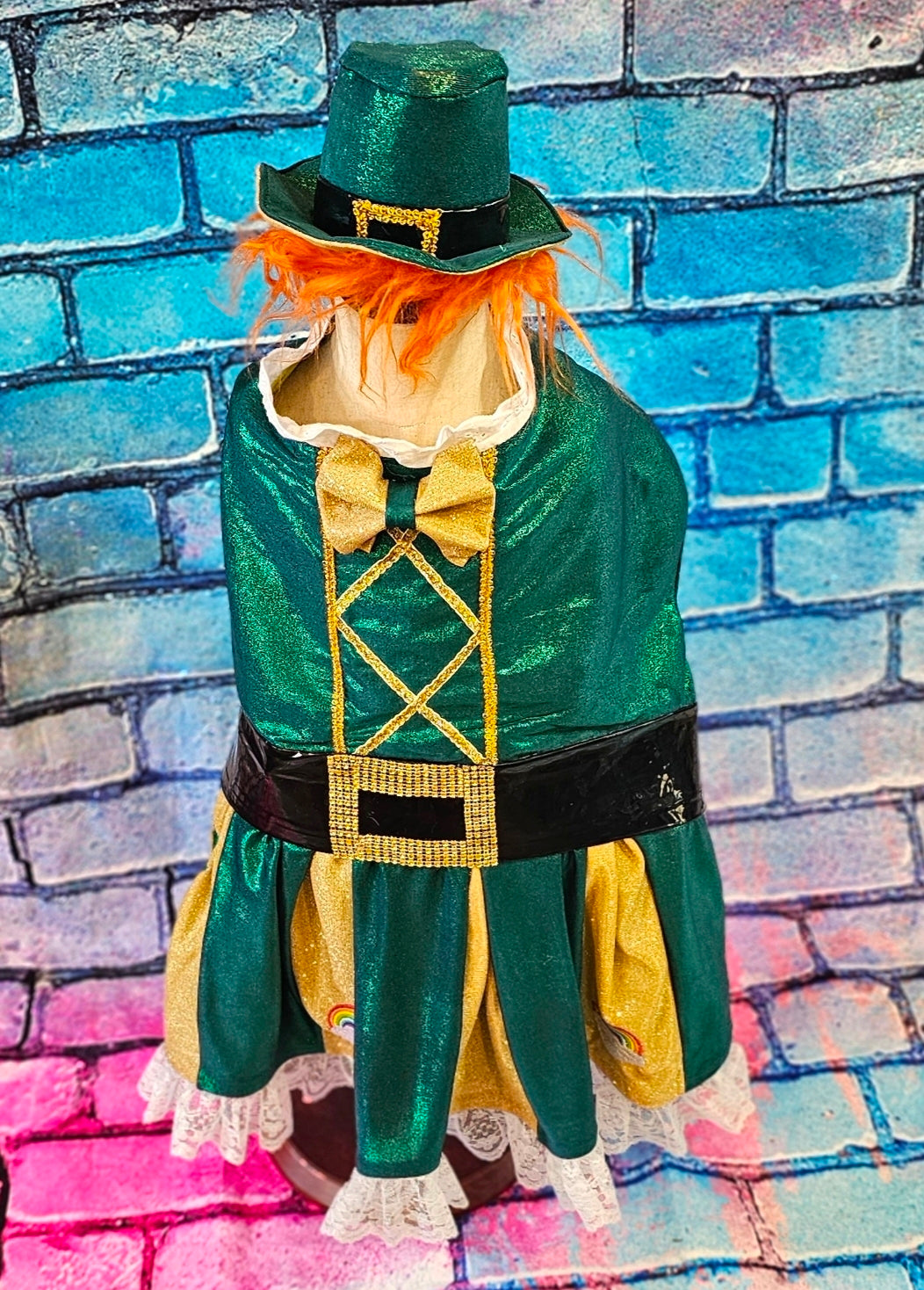 Leprechaun St. Patrick's Day pet costume, Leprechaun pet dress