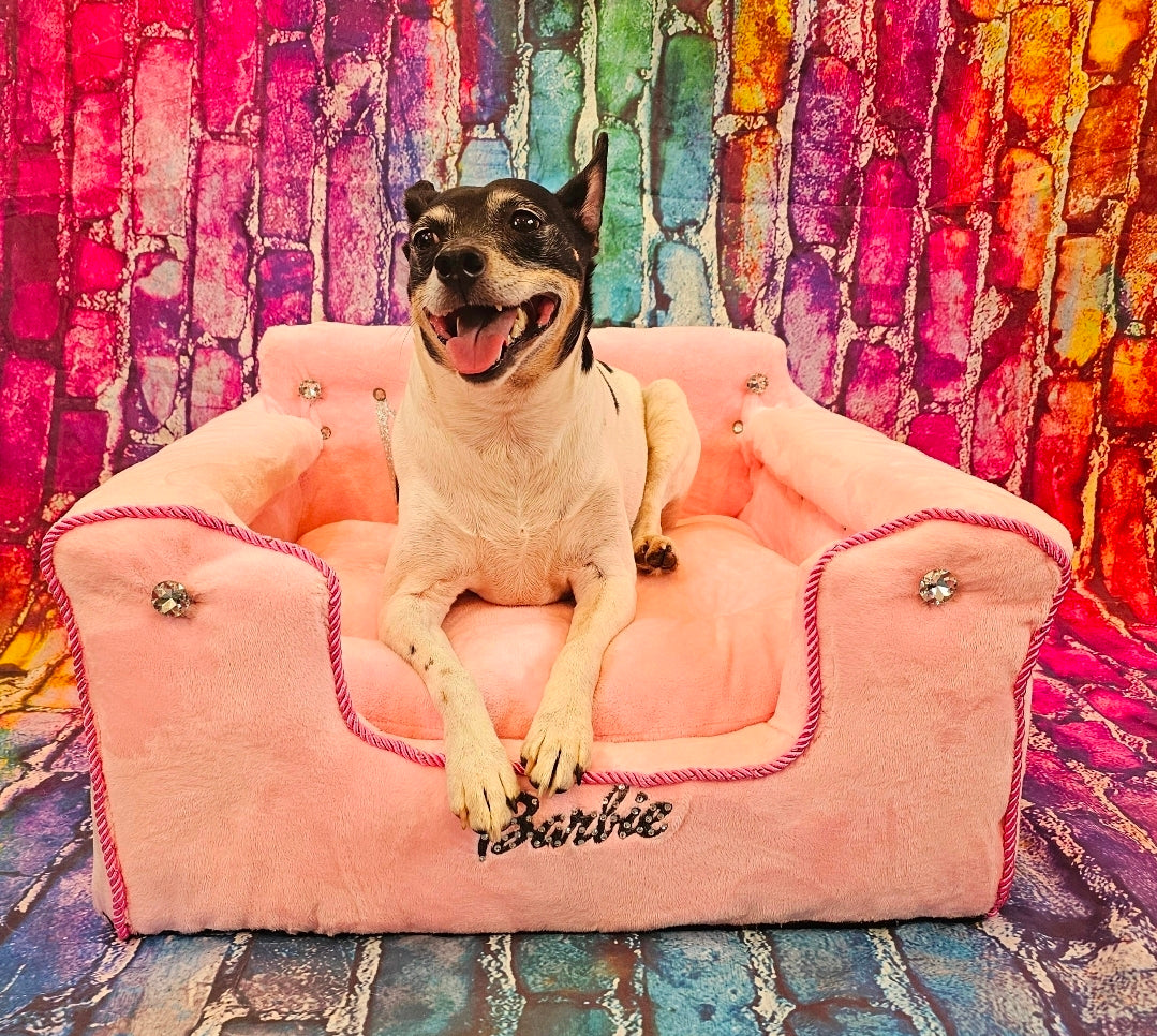 Princess luxury pet bed, personalized pet bed, princess dog bed