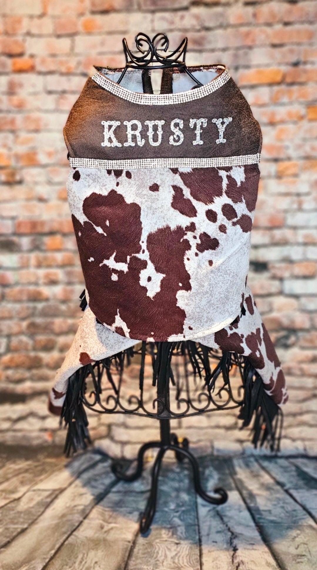 Western pet costume, chaps for pets, vest and chaps pet costume