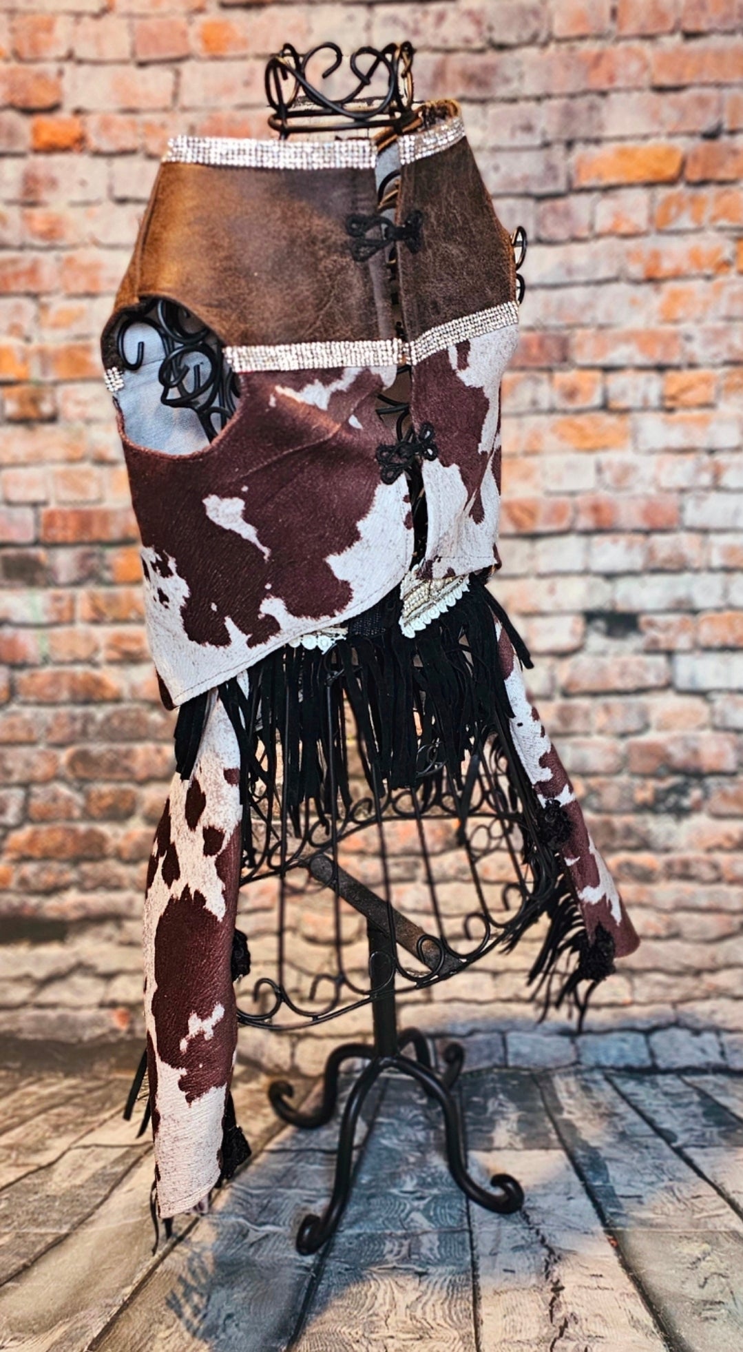 Western pet costume, chaps for pets, vest and chaps pet costume