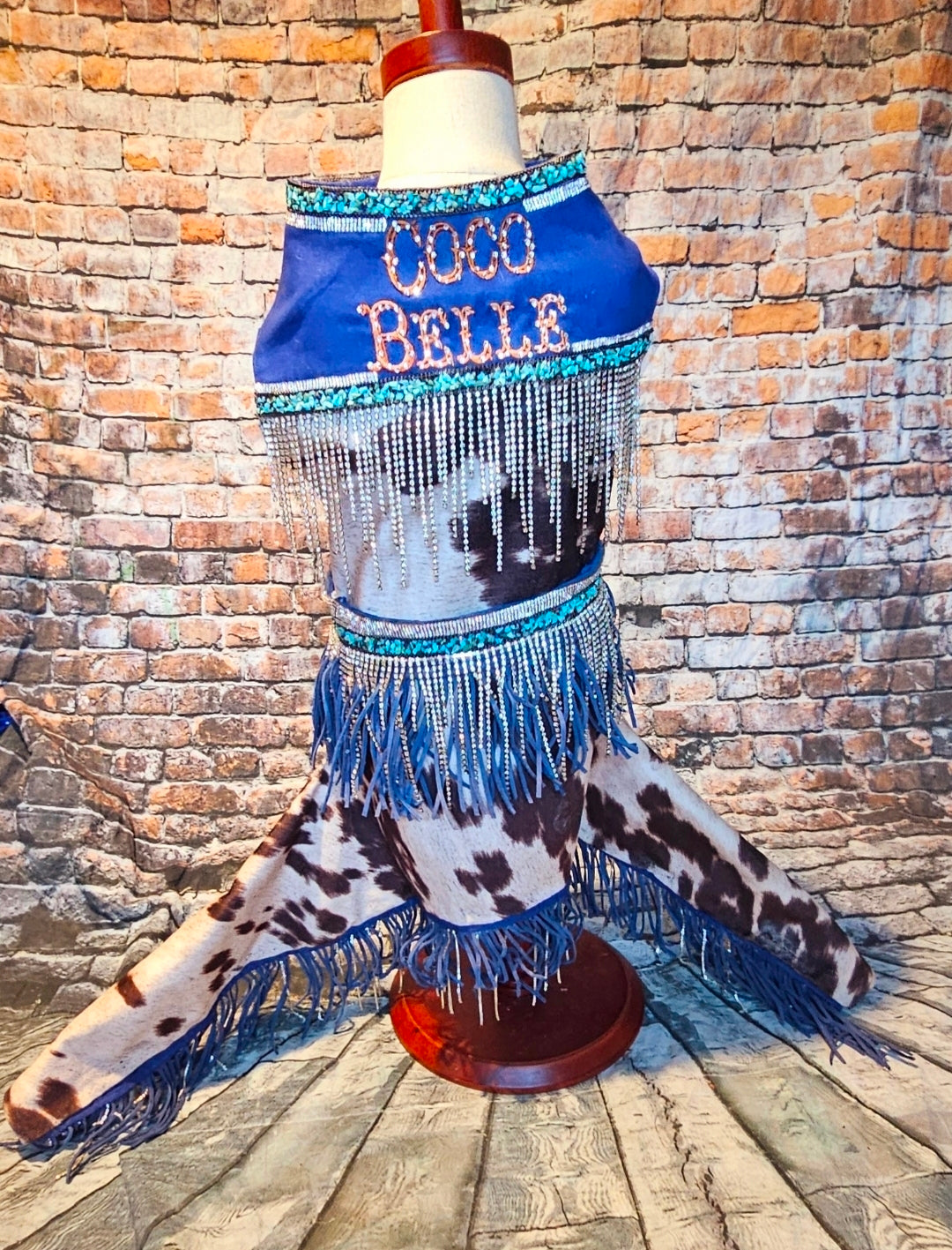 Western pet costume, chaps for pets, vest and chaps pet costume