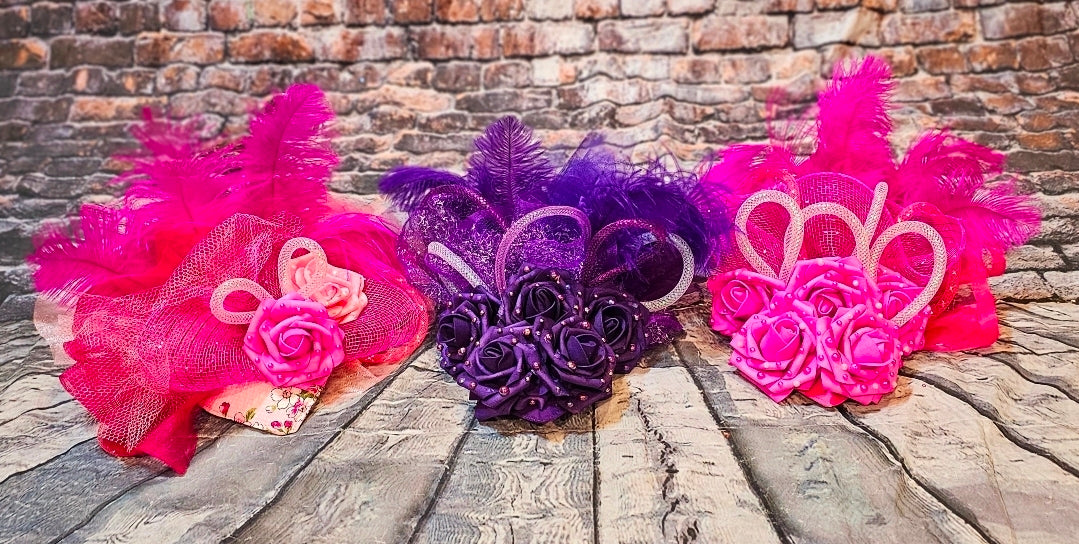 Kentucky Derby flower pet fasinator hat, Kentucky derby Pet Hat, Dog fasinator
