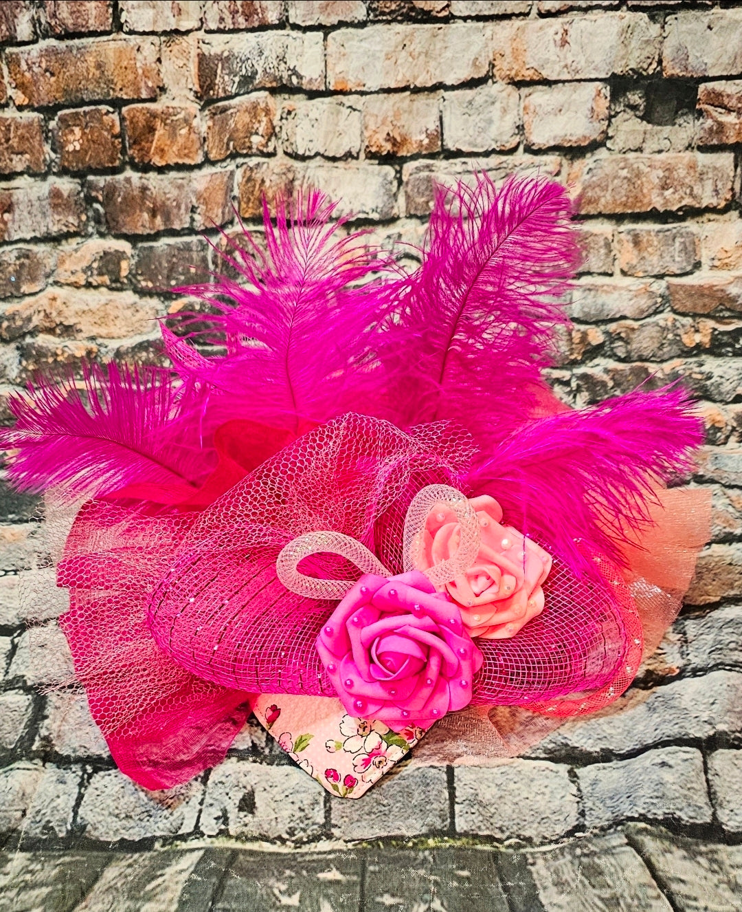 Kentucky Derby flower pet fasinator hat, Kentucky derby Pet Hat, Dog fasinator