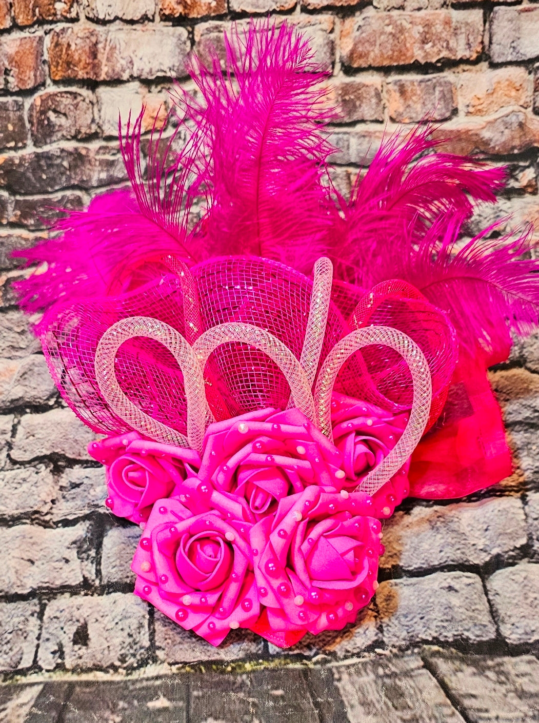 Kentucky Derby flower pet fasinator hat, Kentucky derby Pet Hat, Dog fasinator