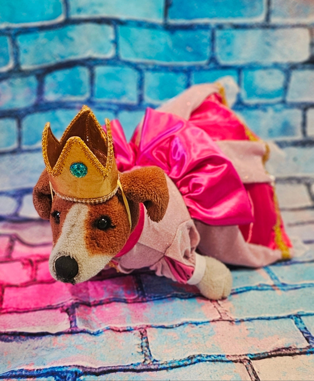 Princess Peach Pet Dress, Glitter Princess Peach pet costume