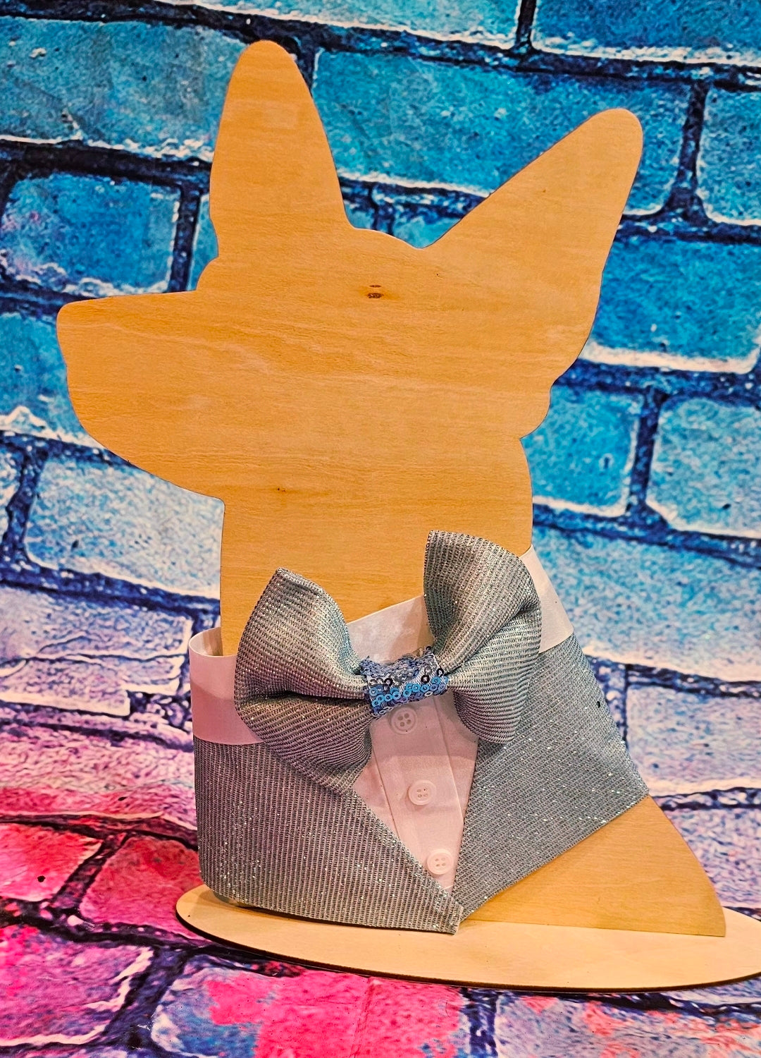 Glitter tux pet bandana, glitter tux dog bandana, glitter tux cat bandana