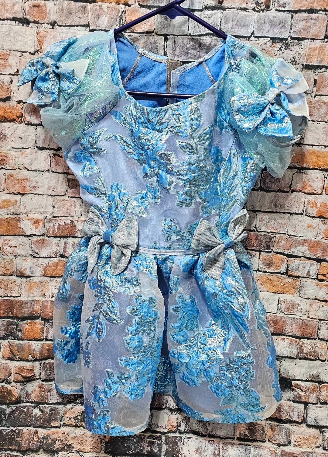 Brocade flower pet dress, Bridgerton inspired pet dress