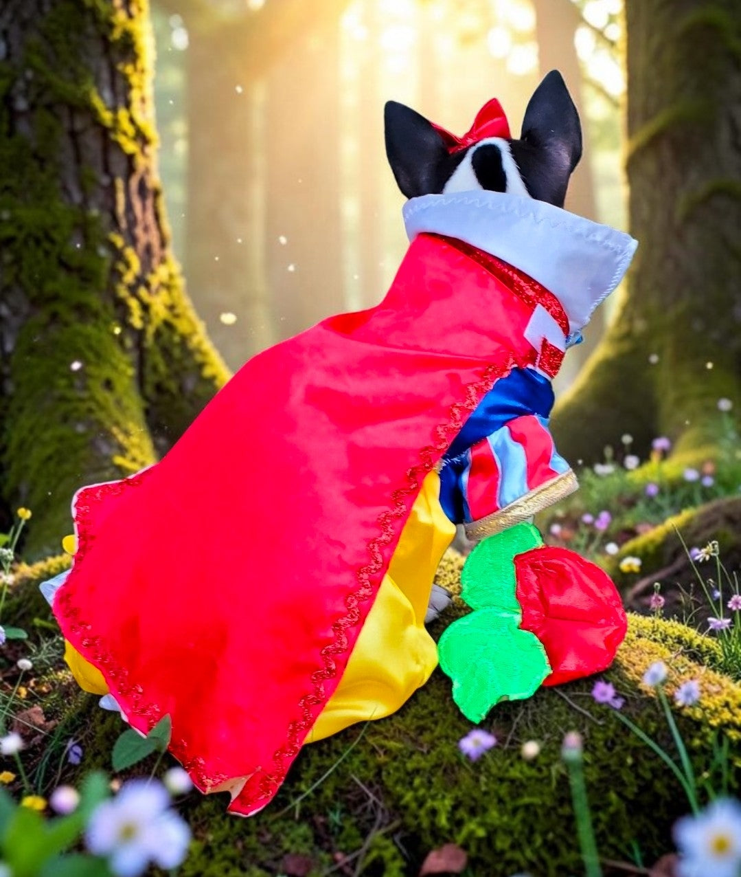 Snow White Pet Costume, Snow White Dog Costume, Snow White Cat Costume