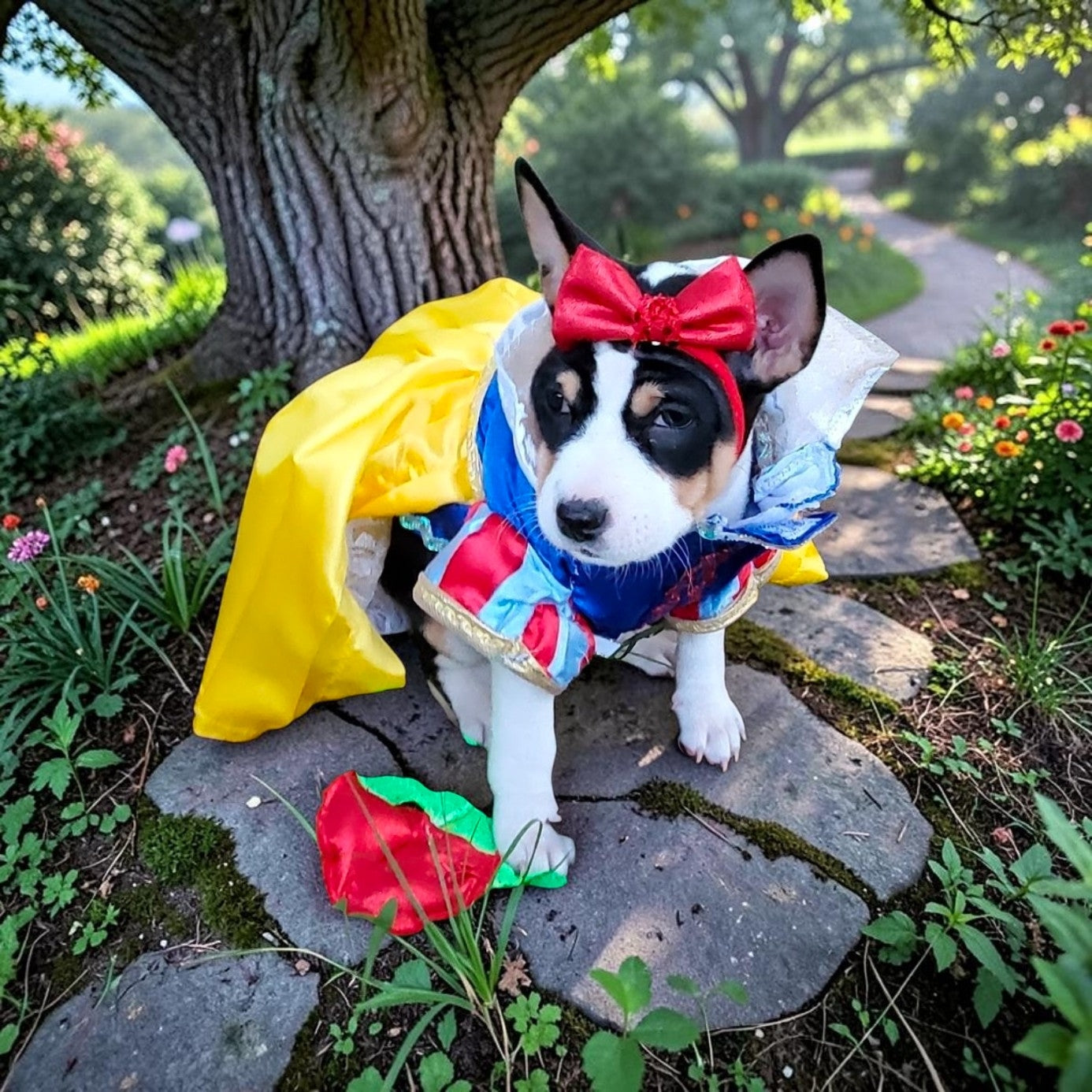 Snow White Pet Costume, Snow White Dog Costume, Snow White Cat Costume