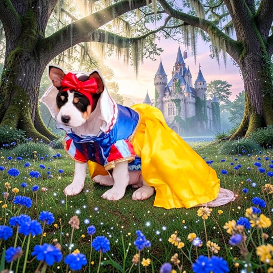 Snow White Pet Costume, Snow White Dog Costume, Snow White Cat Costume