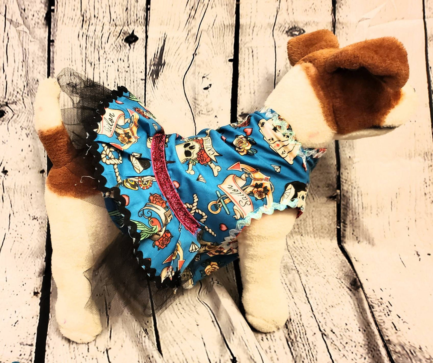 Tattoo print pet harness, Tattoo print pet dress jacket, feather harness jacket, pet harness, cat harness, dog harness, dog dress, pet dress