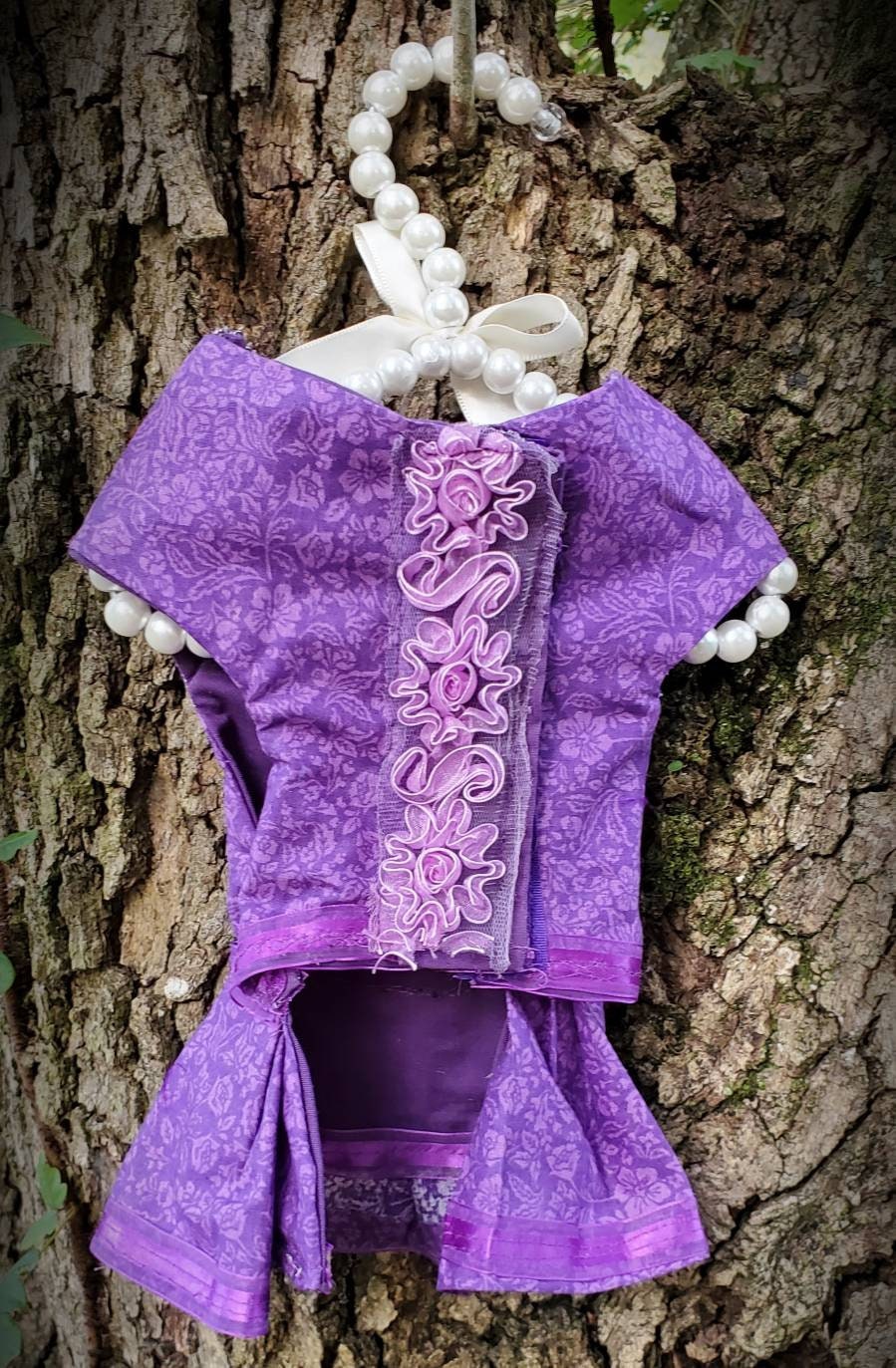 Purple pet dress, Purple dog dress, Purple cat dress, Purple flower Pet dress, Purple flower cat dresses, Purple flower dog dresses,