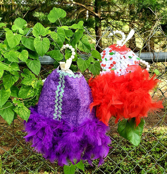 Feather Pet dress, fun pet dress, feather cat dress, cherry cat dress, feather dog dress, cherry dog dress, cherry pet dress, purple feather