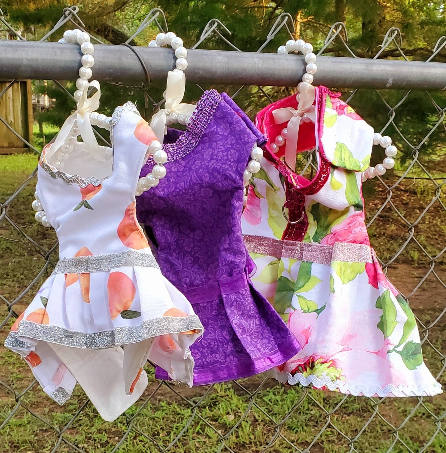 Purple pet dress, Purple dog dress, Purple cat dress, Purple flower Pet dress, Purple flower cat dresses, Purple flower dog dresses,