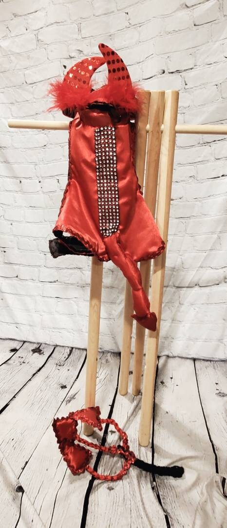 Devil male Pet Costume, Devil Pet Harness, Devil dog Costume, Devil Cat Costume, Halloween Devil Costume, Halloween Pet Costume, Diablo Pet