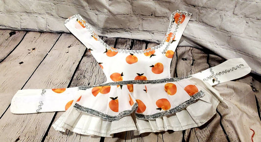 Peach Pet sundress, peach Pet dress, peach cat dress, peach dog dress, peach cat dress, peach dog dress, pet dresses, peaches pet dress