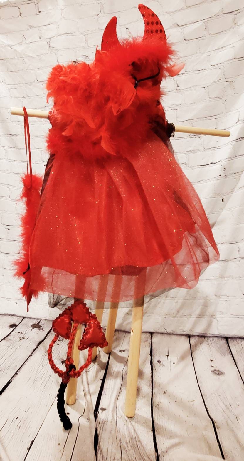 Devil femalePet Costume, Devil Pet Harness, Devil dog Costume, Devil Cat Costume, Halloween Devil Costume, Halloween Pet Costume, Diablo Pet