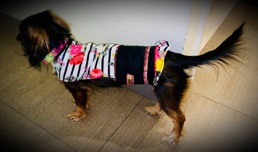 Pet Thunder Shirt, Pet anxiety jacket, decorative Pet thunder shirt, dog thunder jacket, cat thunder shirt, pet wrap anxiety, flower thunder
