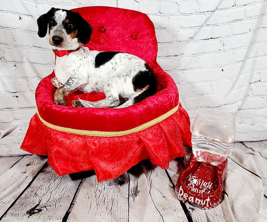 Royalty pet bed, velvet pet bed, royalty pet furniture, dog bed, pet bed, pet chair, king pet bed, dog pet bed with legs, luxury pet bed