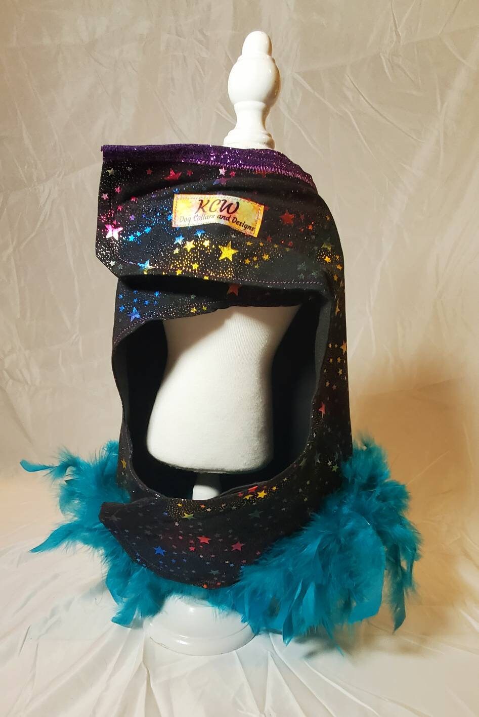 Pet feather harness, Pet harness dress, star pet harness, dog feather harness, cat feather harness, star dog harness, star pet dress