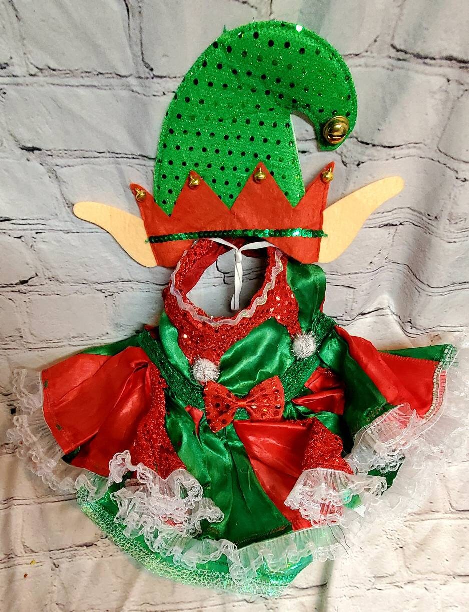 Elf pet costume, Elf dog costume, Elf cat costume, Pet Elf, Dog Elf, Elf dog dress, Elf sequin pet shirt, Elf pet dress, pet Elf dress