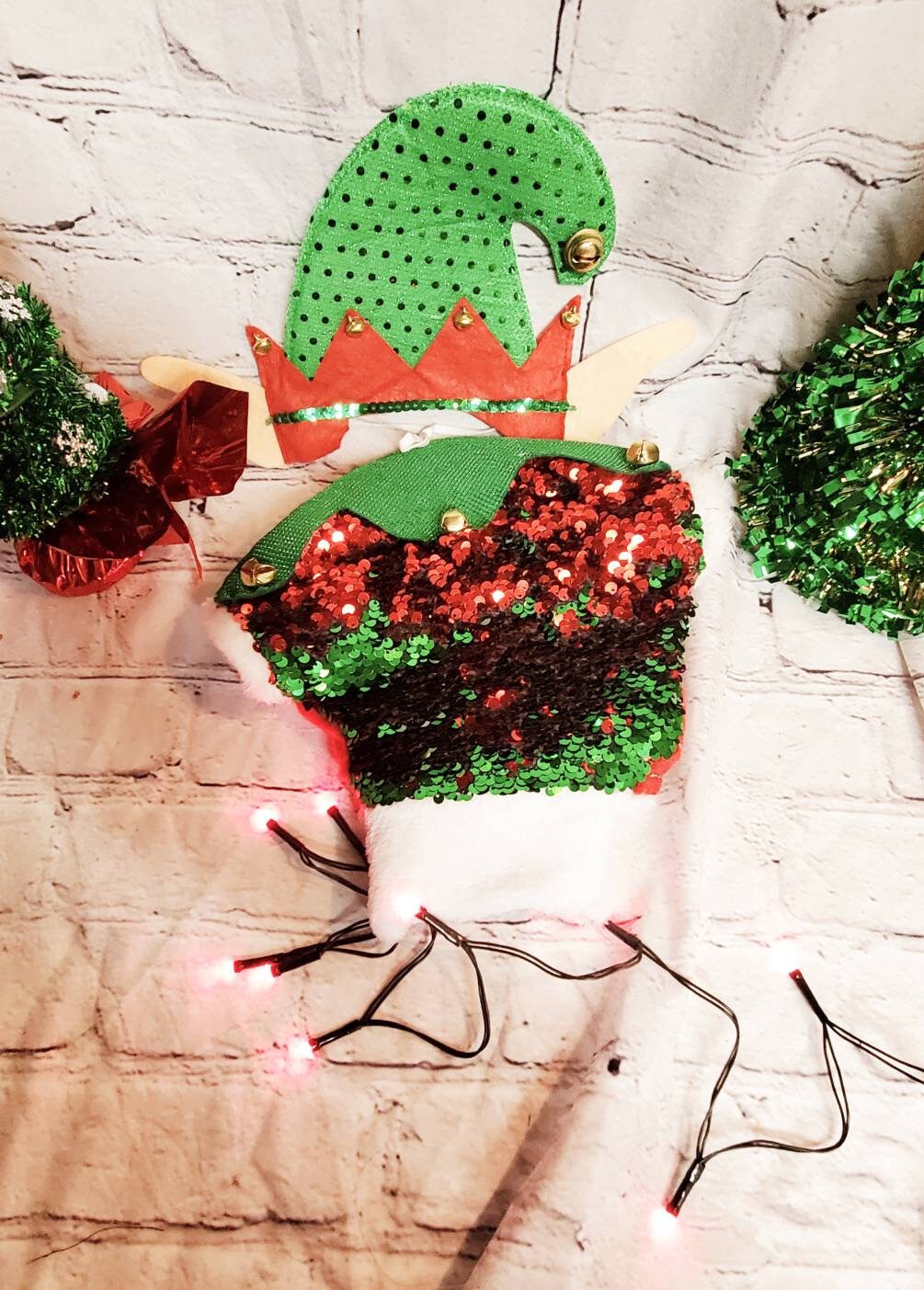 Elf pet costume, Elf dog costume, Elf cat costume, Pet Elf, Dog Elf, Elf dog dress, Elf sequin pet shirt, Elf pet dress, pet Elf dress
