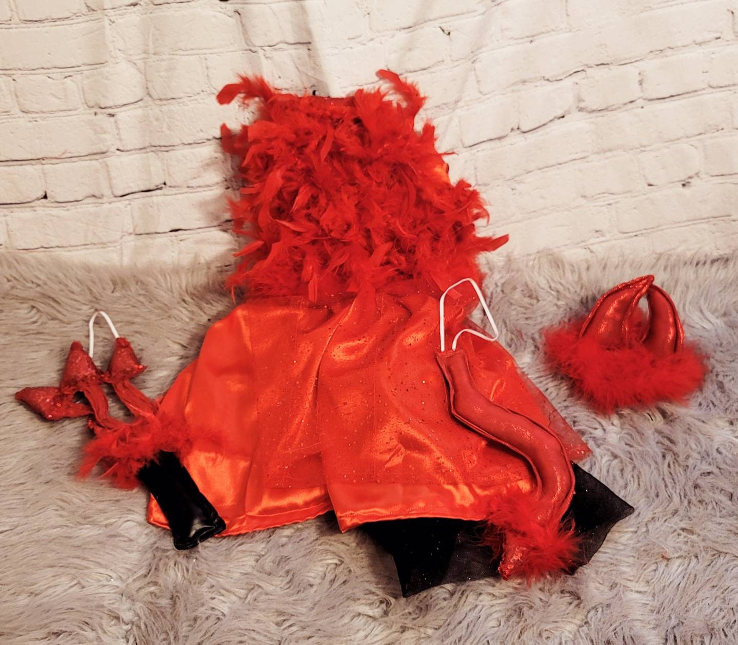 Devil femalePet Costume, Devil Pet Harness, Devil dog Costume, Devil Cat Costume, Halloween Devil Costume, Halloween Pet Costume, Diablo Pet