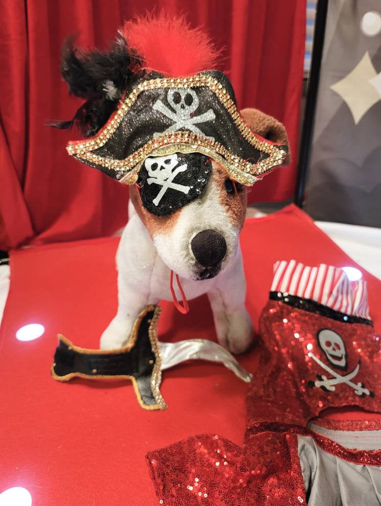 Pet Pirate female Costume, Dog Pirate Costume, Pirate pet costume, Pirate cat costume, female Pirate pet, Pirate pet dress, pet costume
