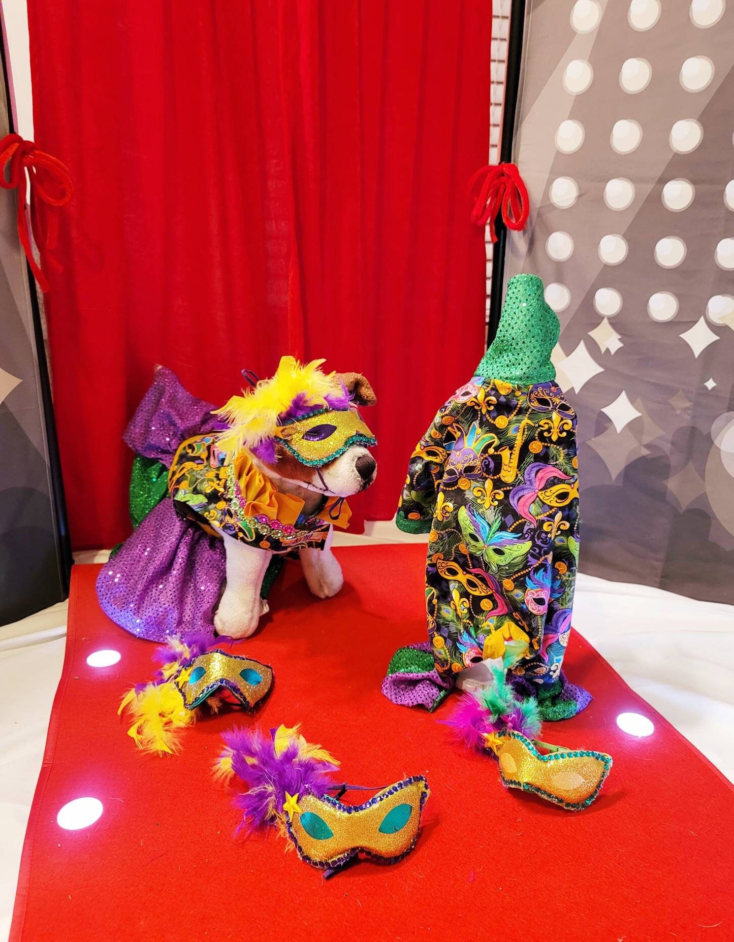 Pet Mardi Gras Costume, Dog Mardi Gras Costume, Mardi Gras Pet Dress, Fat Tuesday Pet Costume, Mardi Gras Pet, Mardi Gras dog cat dress