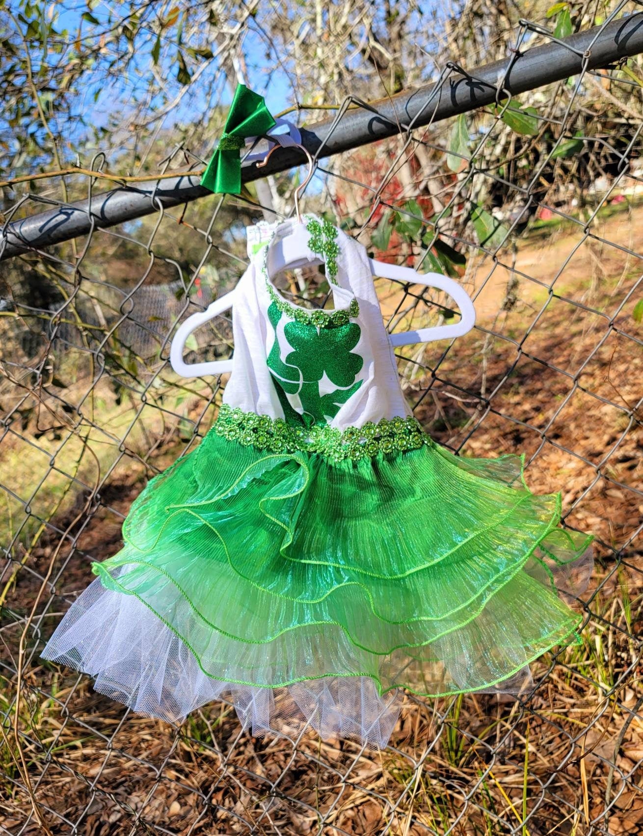 St Patrick's day Pet Dress, Patty's day pet dress, Irish pet dress, St Patrick day dog dress, lucky pet dress, Patty's day dog dress