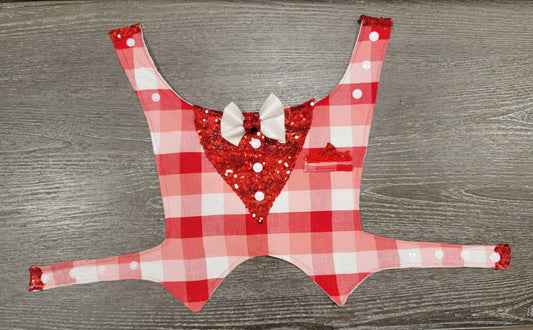 Valentine pet vest, Valentine dog vest, Valentine cat vest, pet vest, vest for pets, Valentine pet tuxedo, dog tuxedo, cat tuxedo