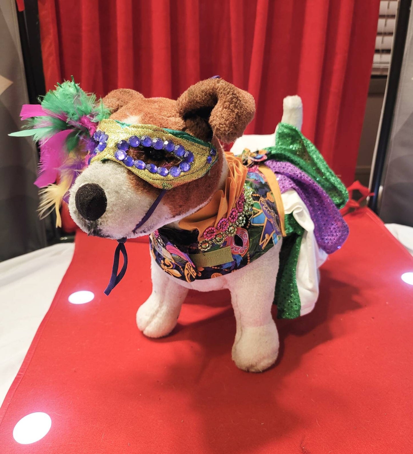 Pet Mardi Gras Costume, Dog Mardi Gras Costume, Mardi Gras Pet Dress, Fat Tuesday Pet Costume, Mardi Gras Pet, Mardi Gras dog cat dress