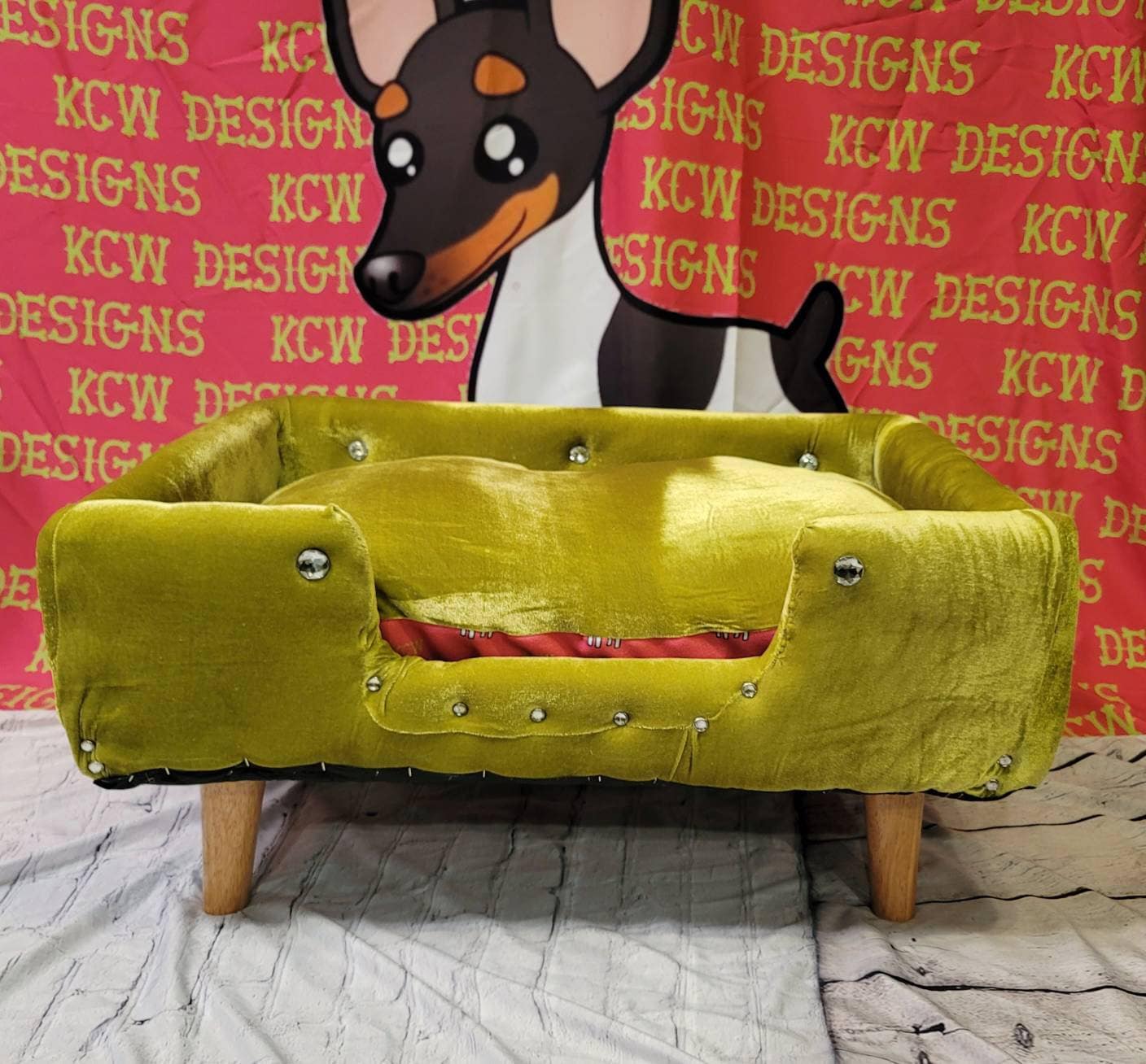 Velvet luxury pet bed, luxury dog bed, stretch Velvet pet bed, pet furniture, Upholstered pet bed, Courture pet beds, Courture dog beds