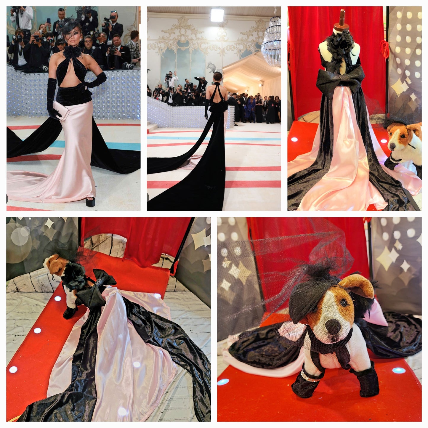 J-Lo pet cutout dress, J-Lo pet costume, J-Lo dog costume, Mutt gala pet costume, Jennifer Lopez pet costume