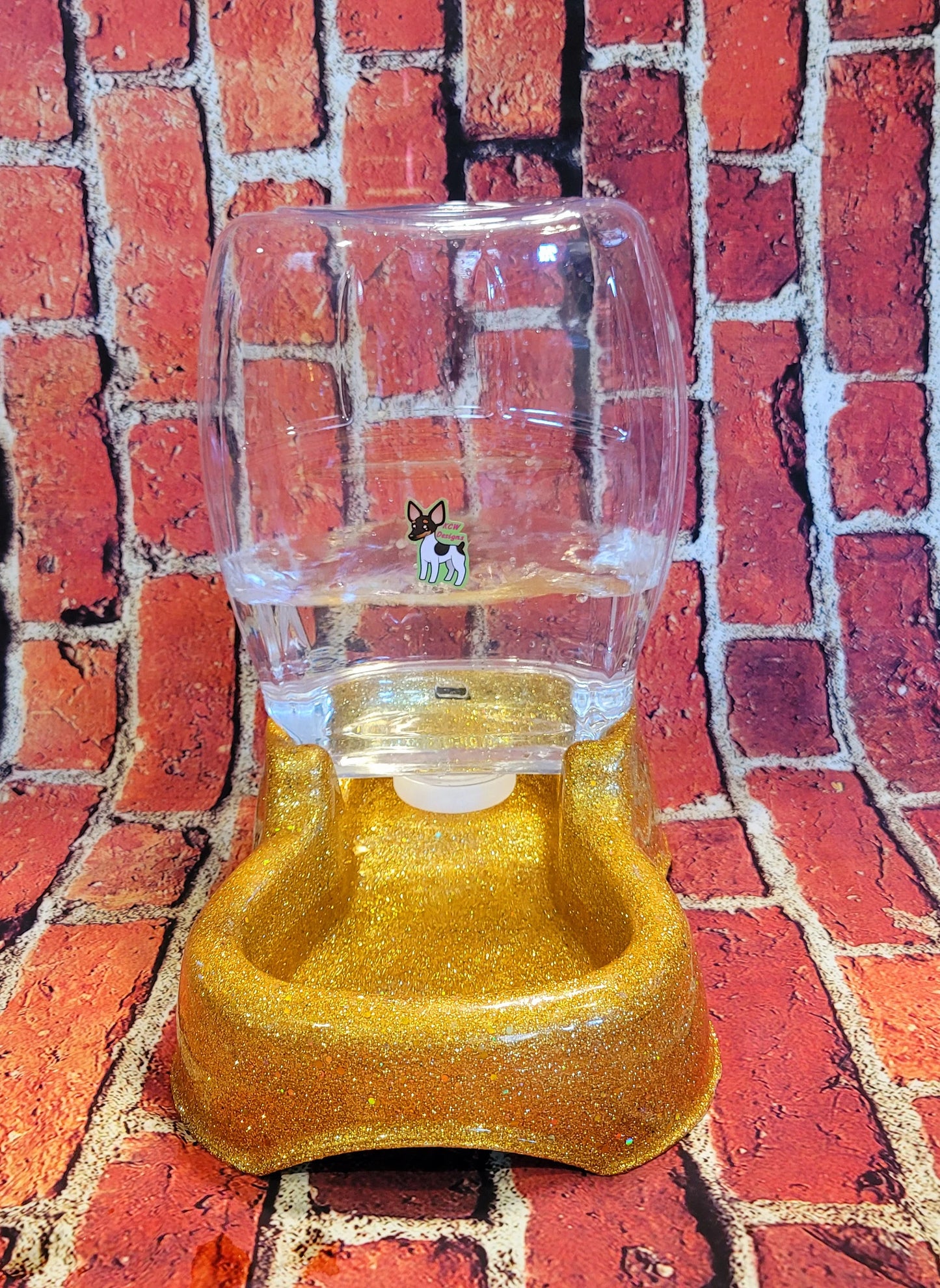 Glitter Gravity Bowl Pet Dog Cat Bowl, automatic Feeder, large pet bowl, gravity cat bowl, Personalize Pet Bowls, cat water bowl, dog water