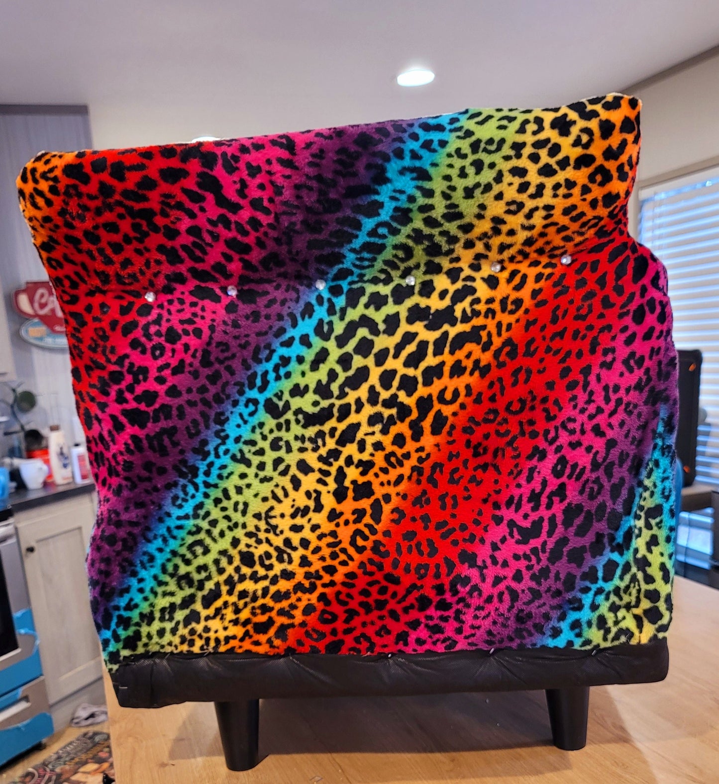 Pet Chaise Lounge, Rainbow Chaise Bed, Pet Chaise Bed, Dog Chaise, Cat Chaise Pet Furniture, Chaise furniture for pets