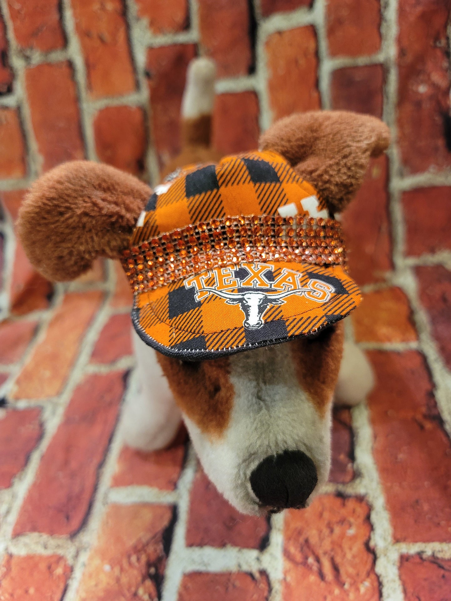 Longhorn Pet hat, Texas Pet Hat, Longhorn dog hat, Texas dog hat, Longhorn cat hat, Texas Cat Hat, college team Pet hat, Adjustable pet hat